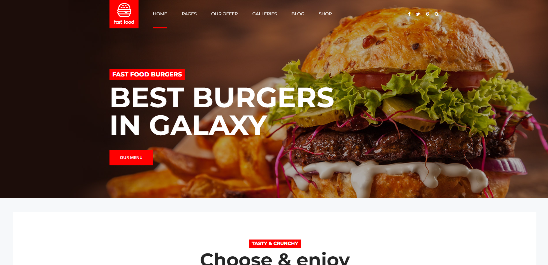 Fast Food & Burgers Image